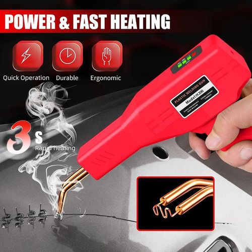 Plastic Welder Kit for Bumper Repair, 200 Staples, Hot Stapler Welding Gun, Plastic Welding Repair Kit with Carry Case, 4 Types Staples, Plastic Repair DIY Tools Item | Buy Plastic Welder Kit for Bumper Repair, 200 Staples, Hot Stapler Welding Gun, Plastic Welding Repair Kit with Carry Case, 4 Types Staples, Plastic Repair DIY Tools | SPOP Enterprise Global